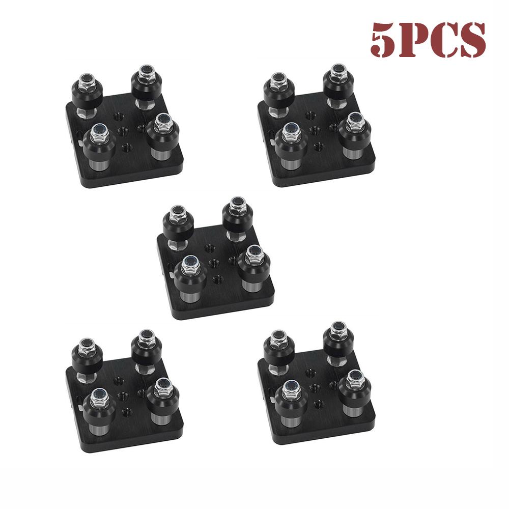 2020 V-Slot Gantry Plate Wheels Slide Pulley Kit for 2020 2040 V-slot Extrusion Durable 3D Printer Mechanical Spare Parts