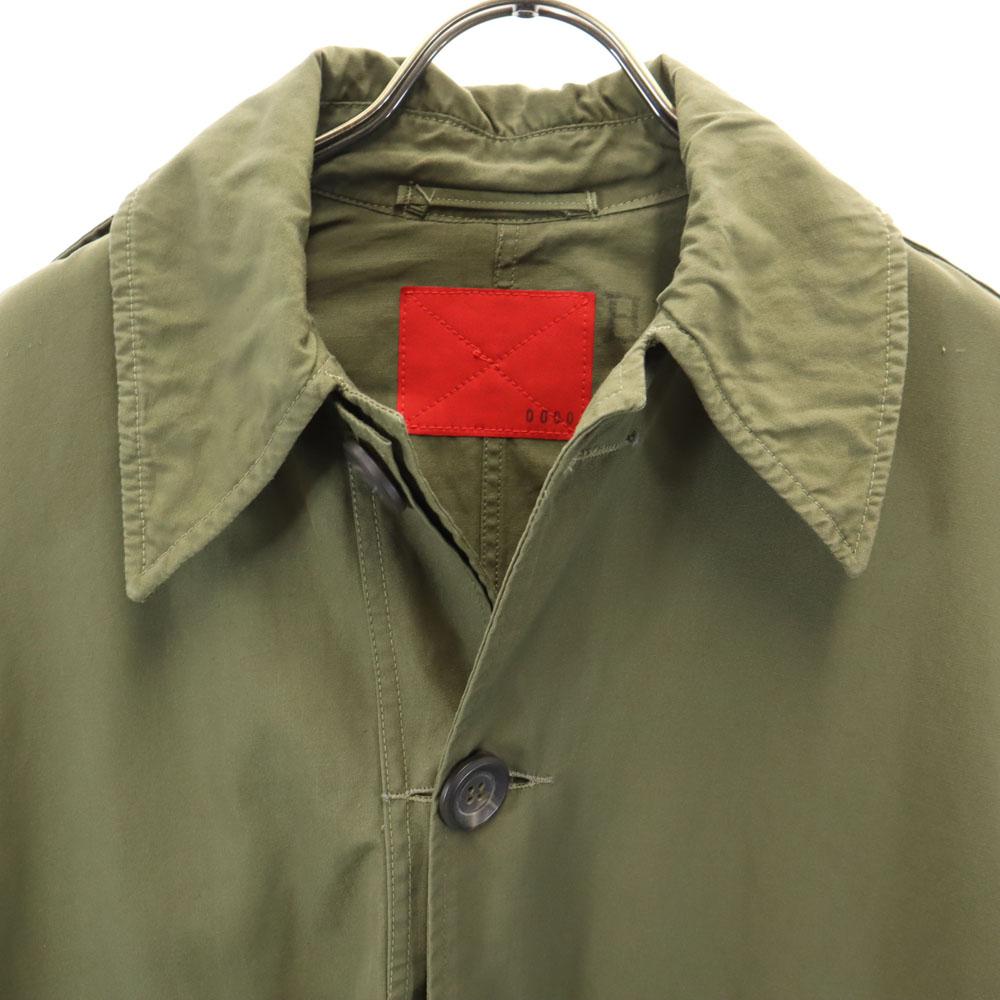 0000 Long Sleeve Military Coat Khaki Men's Used
