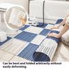 6Pcs/Set Non-Slip Rubber Floor Bathroom Drain Waterproof Bathing Mat Floor Pad Easy Cut Dishwasher Safe