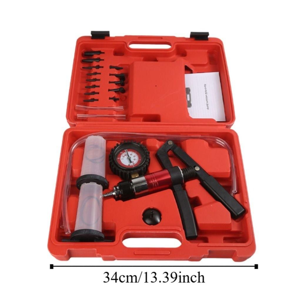 Hand Held Pressure Pump Tester Manual Operation Brake Fluid Bleeder  Vehicle Service