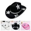 Masquerades Party Hat for Women Bridal Shower Hat Sequined Fivepointed Star Hat Wedding Accessories Theme Party Headwear