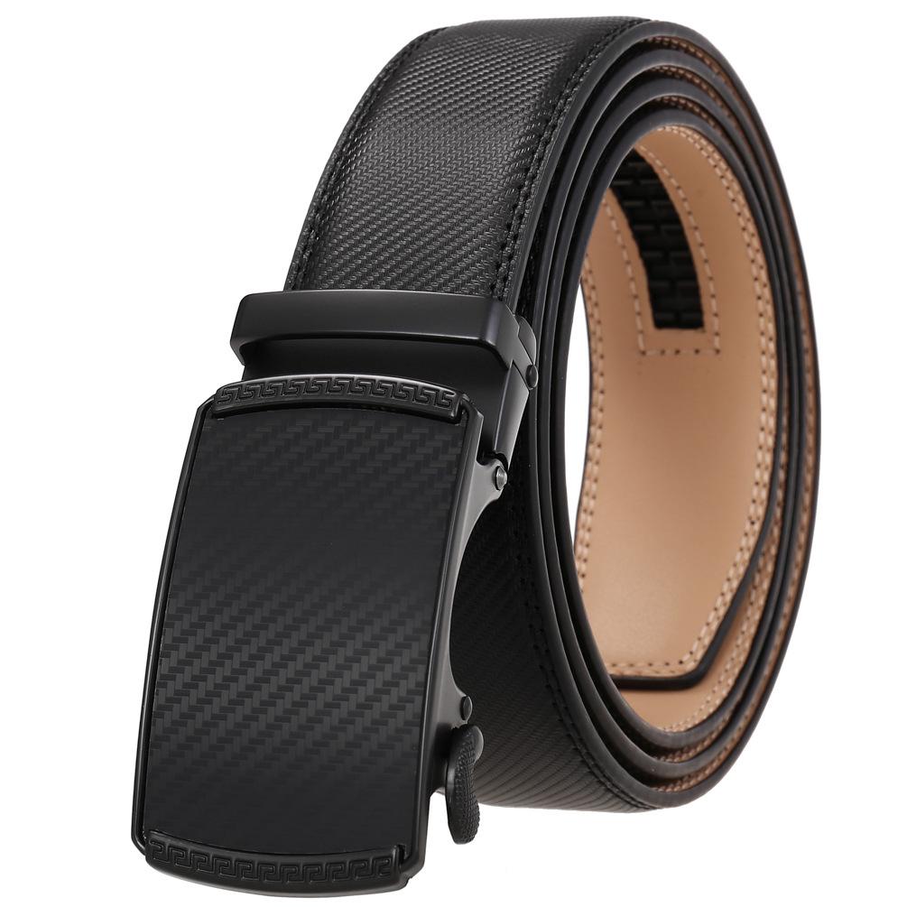 Fashion Casual Business Belt, Two-Layer Automatic Buckle Belt, Belt Belt Ly36-0191-2