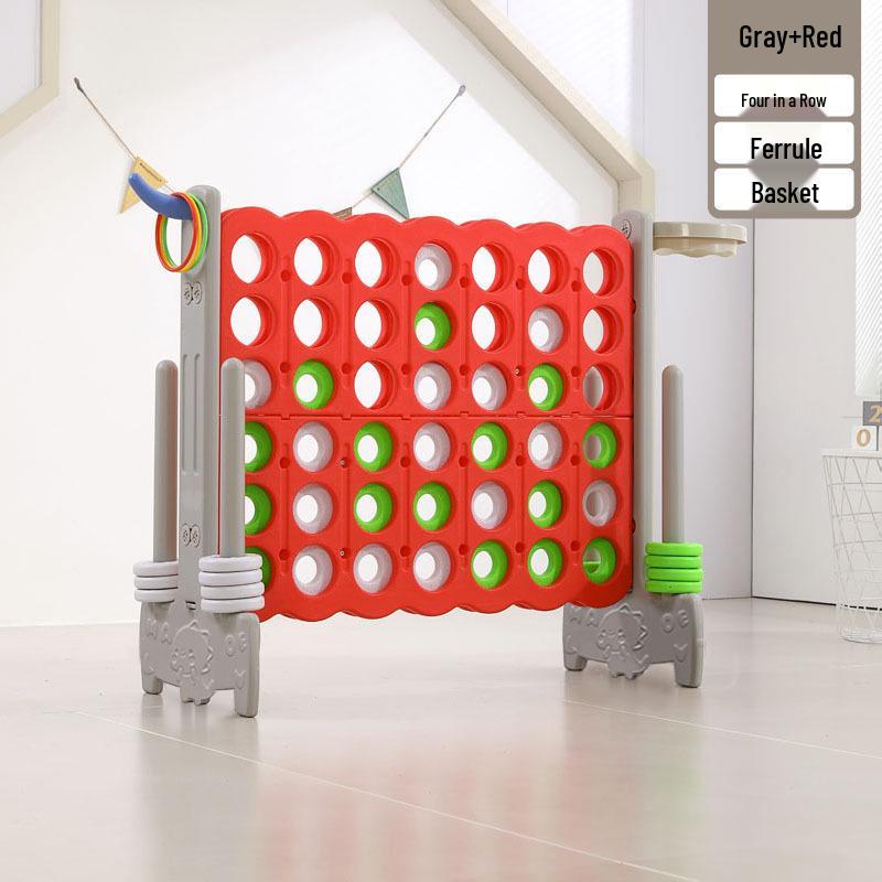 3D Four-in-a-Row Chess: Parent-Child Tabletop Mini Puzzle Game for Kids