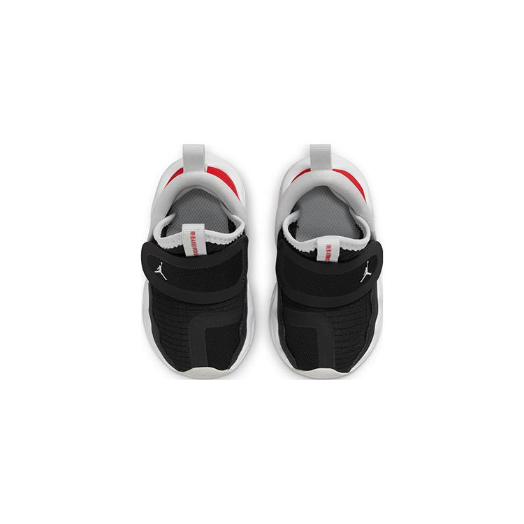 Jordan 23/7 Fabric Vintage Slip Resistant Abrasion Resistant Low Top Toddler Shoes Black Red White DQ9294-061