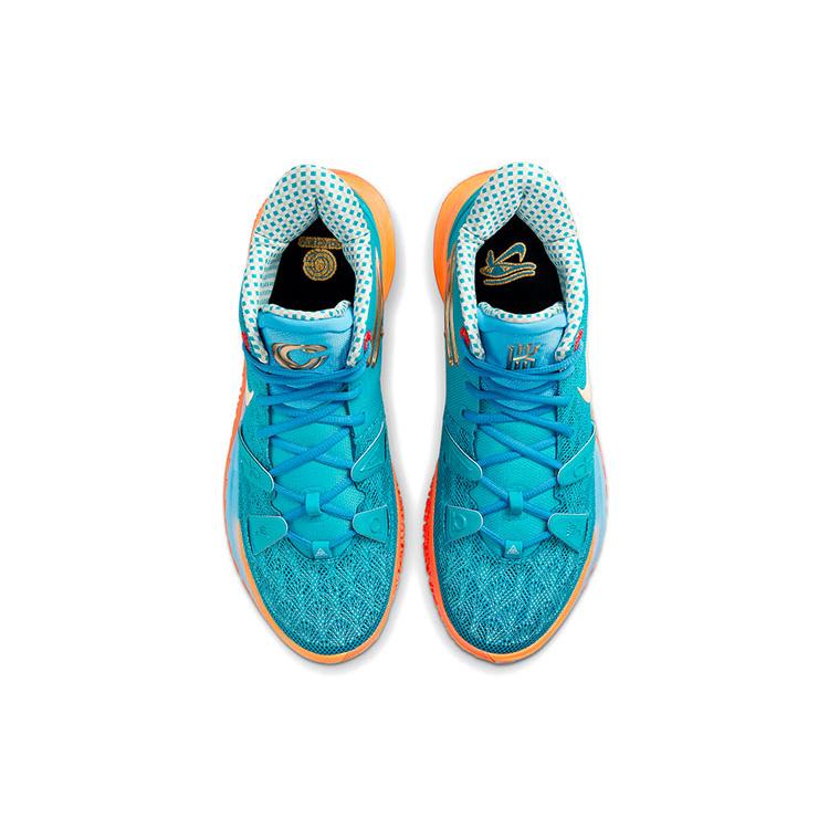 CONCEPTS X Nike Kyrie 7 Basketball Shoes Unisex Mid Top Blue Orange CT1135-900(S-BOX)