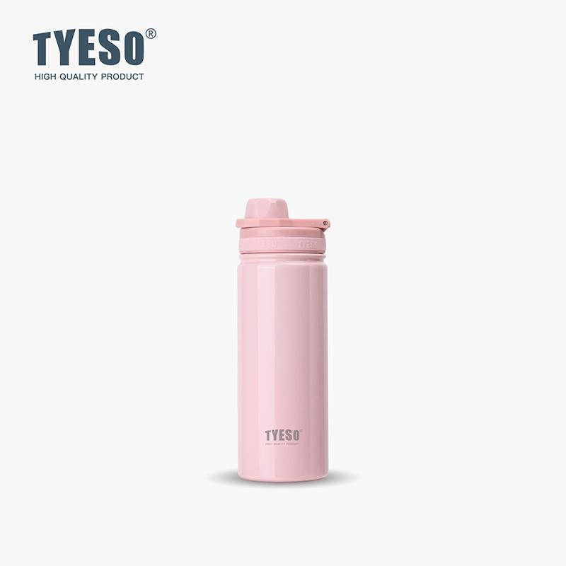 Tyeso Thermos Water Bottle Stainless Steel Portable Sport Vacuum Flask Keeps Cold and Heat Thermal Mug Car Insulated Tumbler Cup