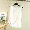 Women's Crew Neck Sleeveless Tank Top Loose Casual Modal Knit Vest Spring Autumn Plus Size Basic Undershirt