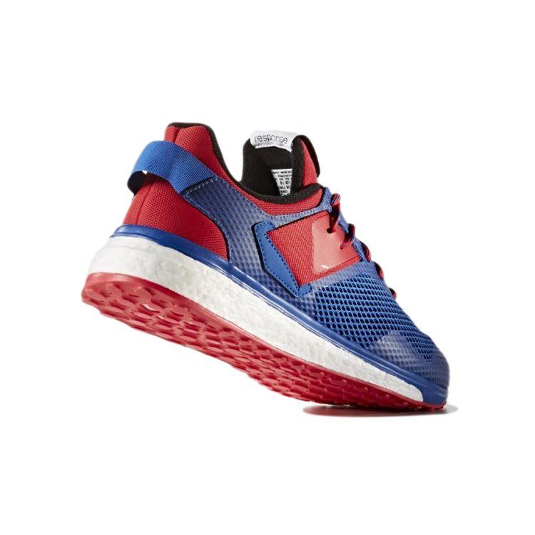 adidas Response 3 Trendy Personality Non-Slip Breathable Low-Top Running Shoes Men Sneaker Blue Red AQ2497