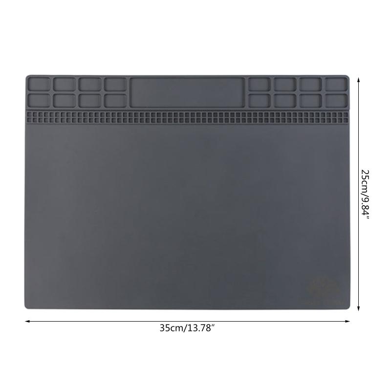 Silicone Repair Mat Electronics Repair Mat  Withstand High Temperature Workbench Cell Phone Laptop Repair Watchmakers