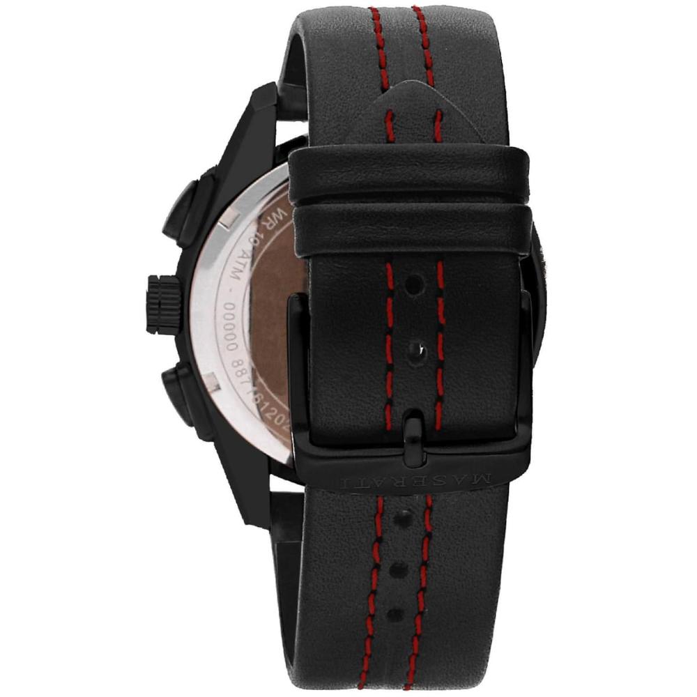 Maserati Relógio masculino Traguardo Cronógrafo com mostrador preto R8871612023
