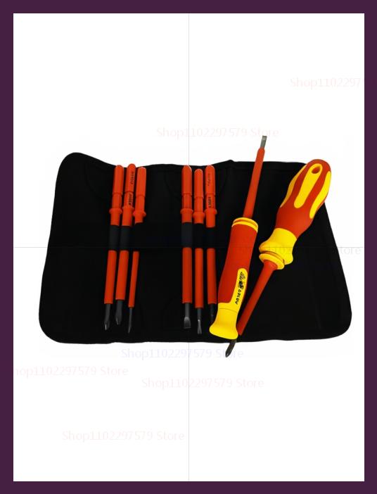 

Insulated Magnetic Screwdriver Set 10 in 1 Phillips Torx Home Repair Electrician Hand Tools Professional Screwdriver Kit