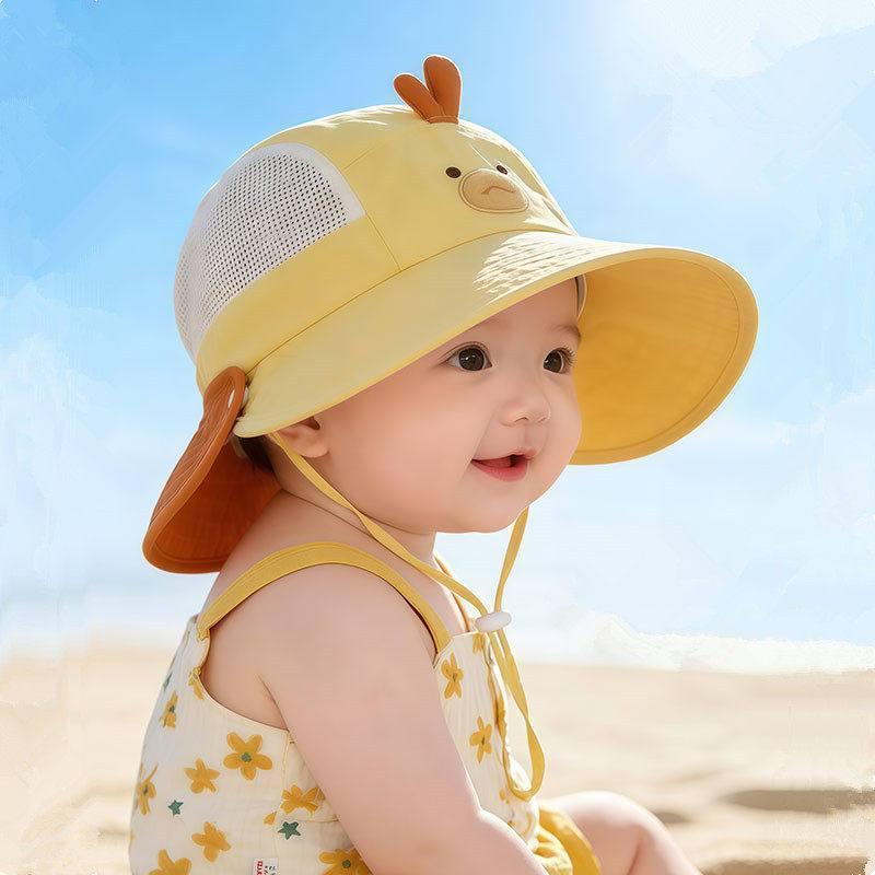 Infant/Toddler Sun Hat: Wide Brim, Removable, Lightweight Protection for Boys & Girls