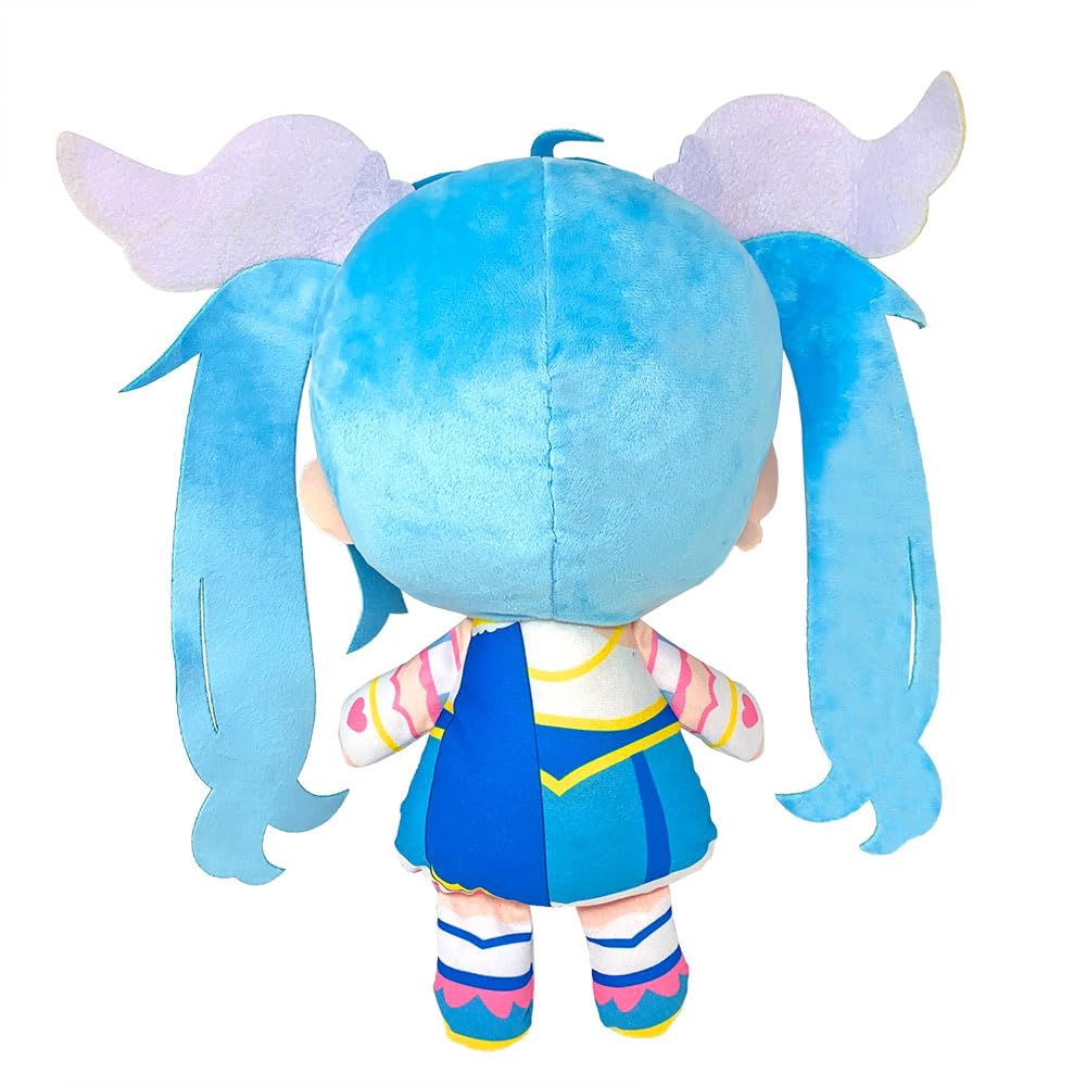 Introducing the Big PreCure Plush Toy: Expanding Sky! PreCure Super Mofugut Plush Toy, Cure Sky, Approximately 36cm, Oversized, Official Merchandise