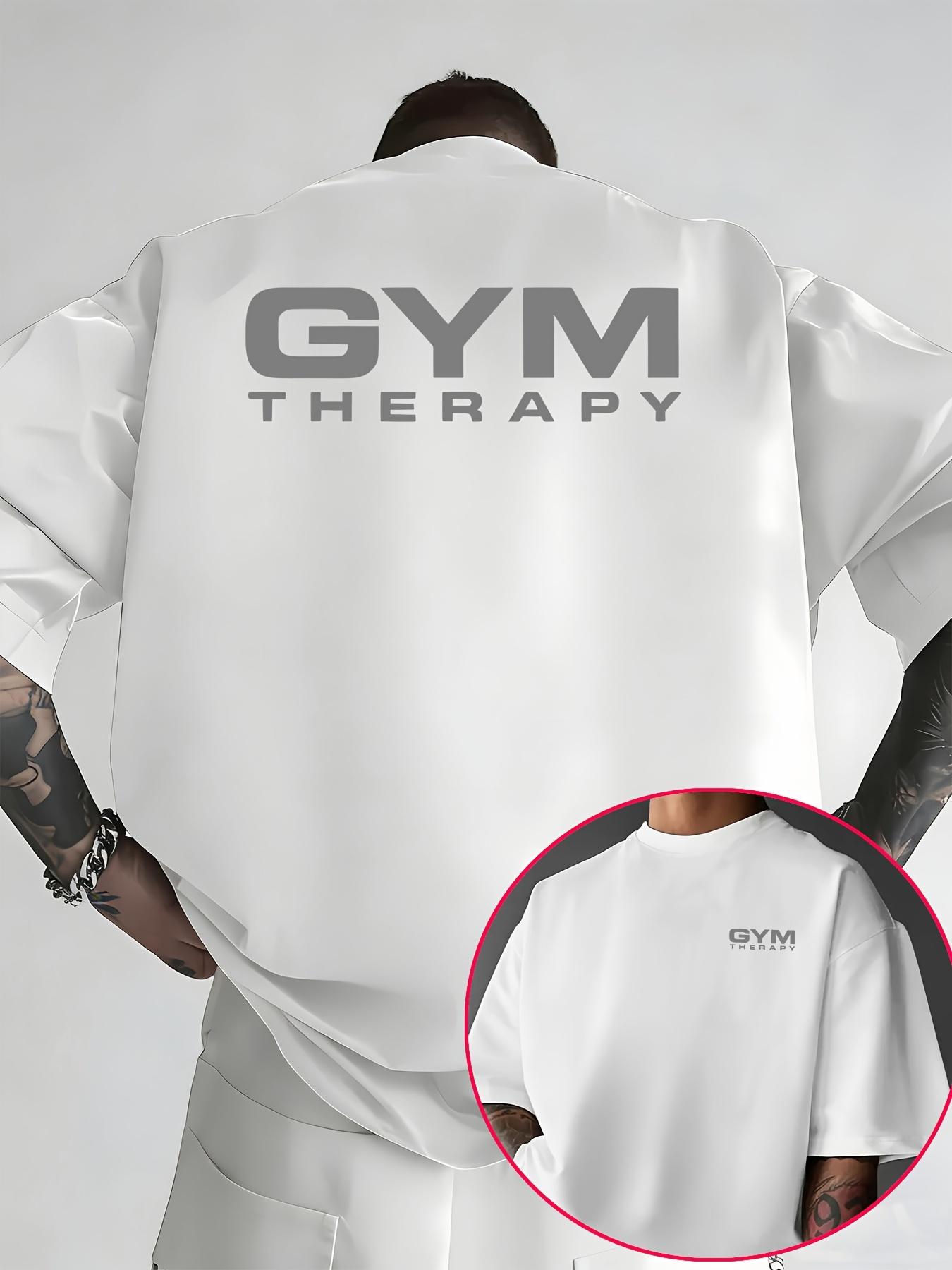 

Men s Casual Loose Fit GYM Letter Pattern T-shirt - Spring/Summer Fashion Top, Comfortable T-shirt, Versatile Fashion - Men s... 5XL різнокольоровий