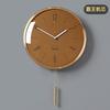 Nordic Luxury Pendulum Clocks Wall Home Decor Creative Metal Wall Clock Modern Gold Silent Watch Living Room Decoration Gift