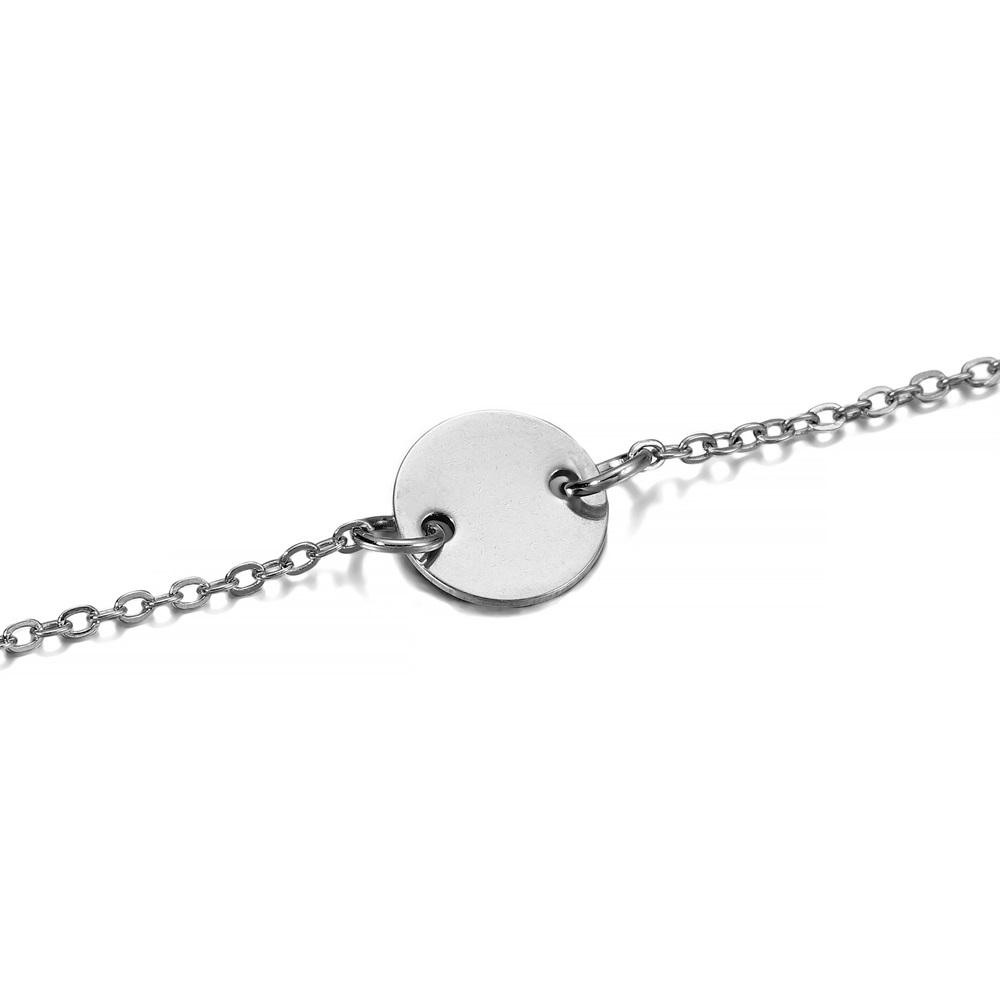 20/50/100pcs Stainless Steel Customize Logo Tags Charms Connectors for DIY Jewelry Making Personalized Name Logo Jewelry Tags