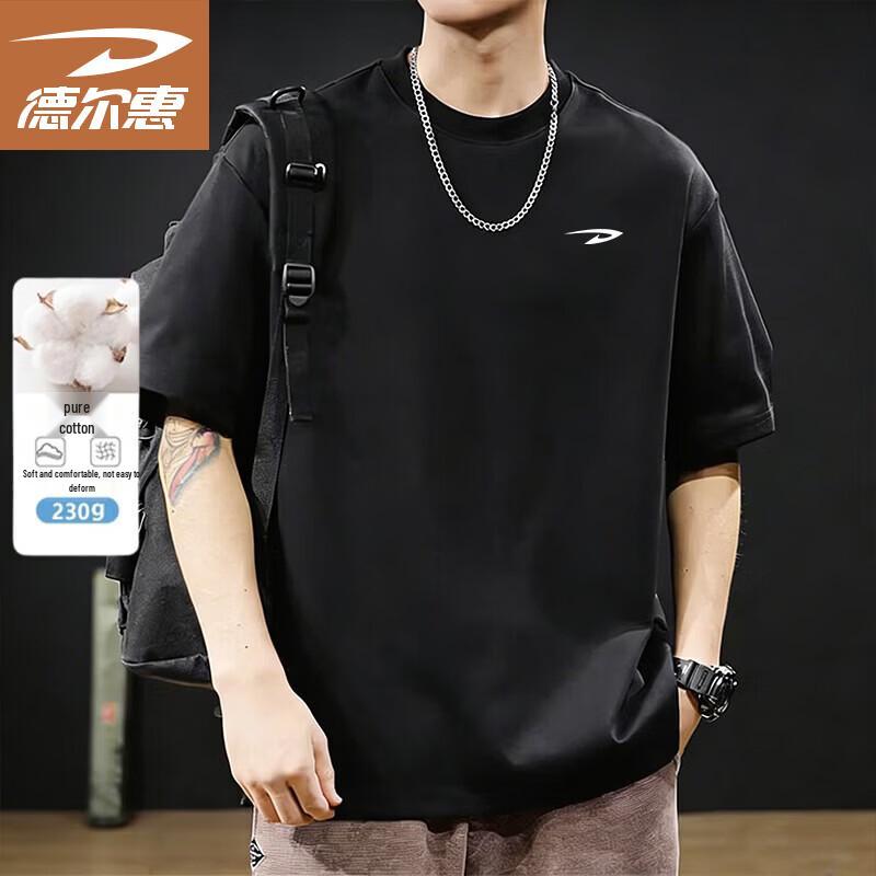 Delhui Men s Heavy Cotton Short Sleeve T-Shirt 3XL