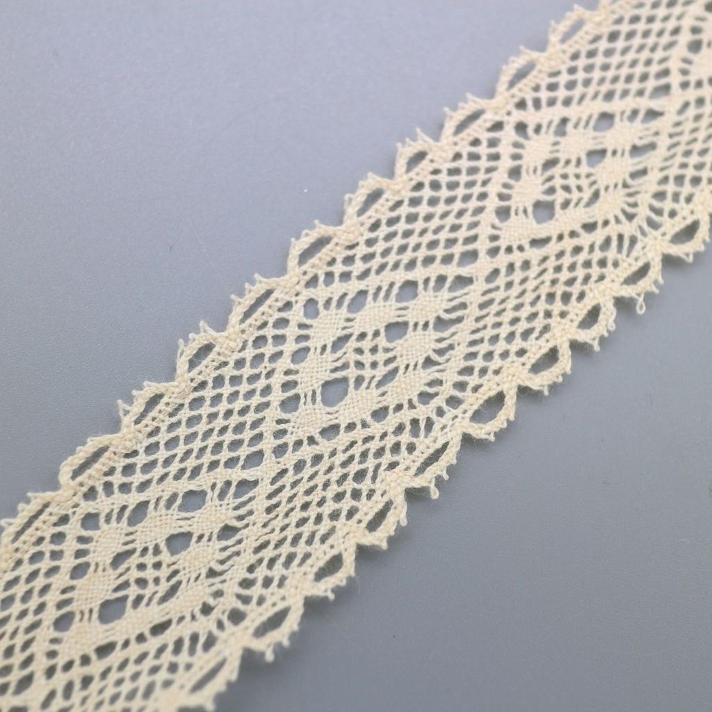 Supply High-Quality Thin Thread Cotton Thread Lace Width 2.5Cm Wide Lace Accessories Curtain Shoe Material Clothing Versatile Trim