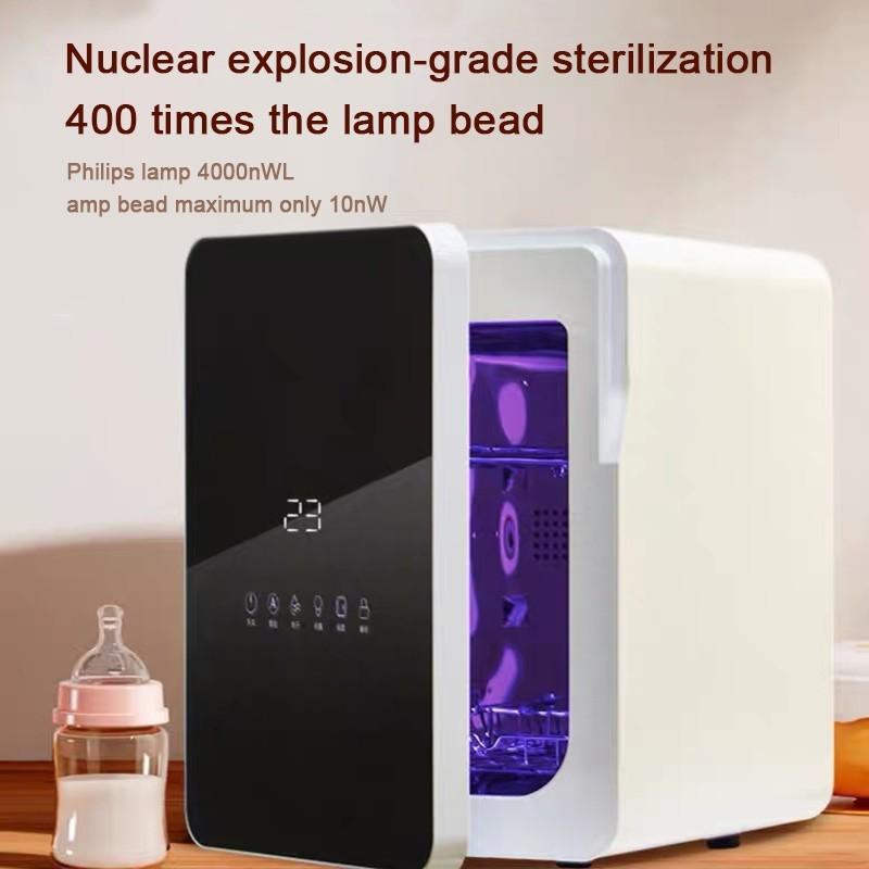 3 In 1 18L Milk Bottle Sterilizer Large Capacity Baby Bottle Sterilization Dryer Smart Storage Disinfection Cabinet