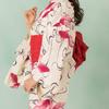 [KYOETSU] [Kyoetsu] Obi (sash), Heiko Obi, Adult, Wrinkle-resistant, Size 34, Women's (8. Red)