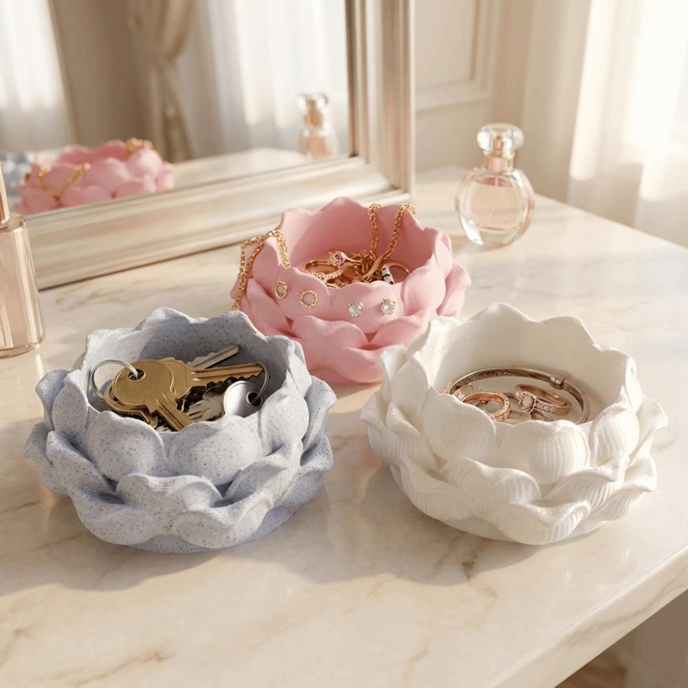 Plastic Growing Pots 3D Printed Flower Container Handmade Succulent Plant Pot  for Desktop Decor