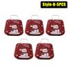 1-20PCS Tinplate Handbag Candy Box Children's Gifts Small Tin Box Mini Handbag Christmas Decoration Supplies Christmas Candy Box