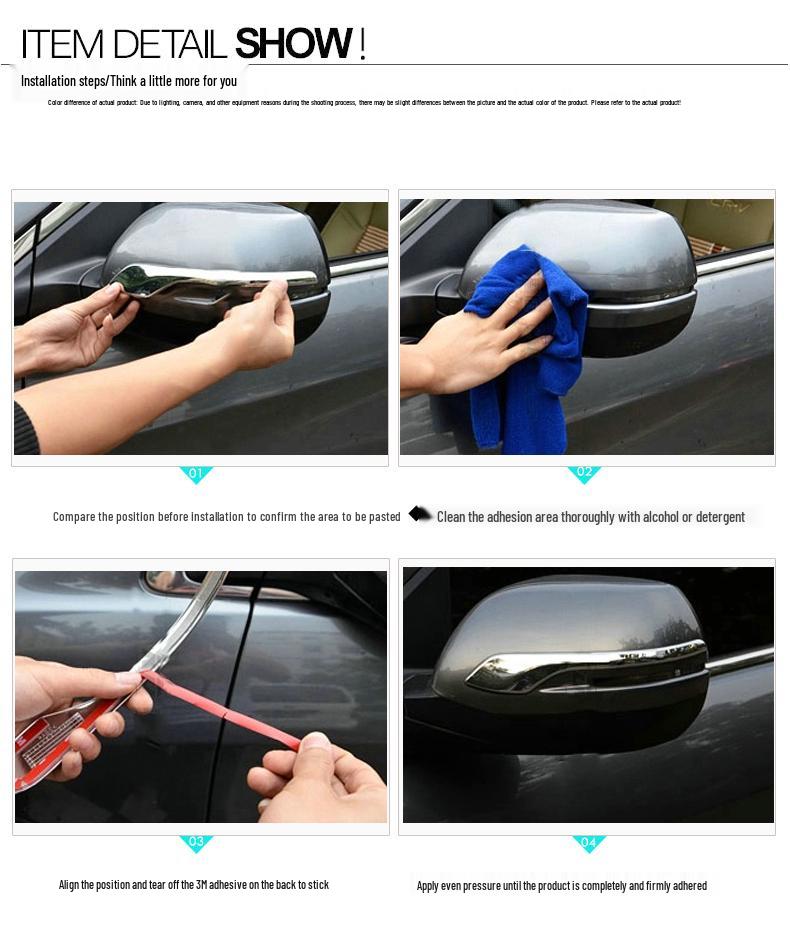 Luxgen S5/Sedan Rearview Mirror Decorative Cover Modification