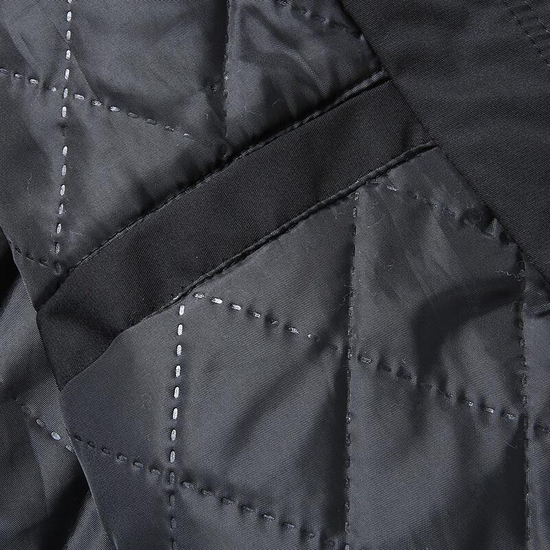 Dibinze Men's Plus Size Padded Baseball Jacket