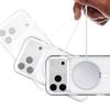 Luxury Magnetic Magsafe Phone Case For iPhone 17 Pro Max 17Air 17Pro 17 Transparent With Camera Button Wireless charging Cover