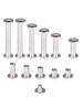 180Pcs Binding Screws Assorted Kit,304 Stainless Steel Screw Post Screw Kit for DIY Decoration Photo Albums Bookbinding(10 Sizes