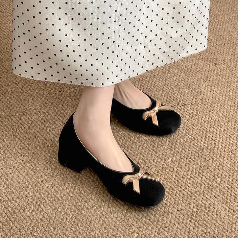 Vintage Thick Heel Women Mary Jane Shoes Comfort Slip On Walking Shoes 2026 New Spring Autumn Concise Zapatos De Mujer