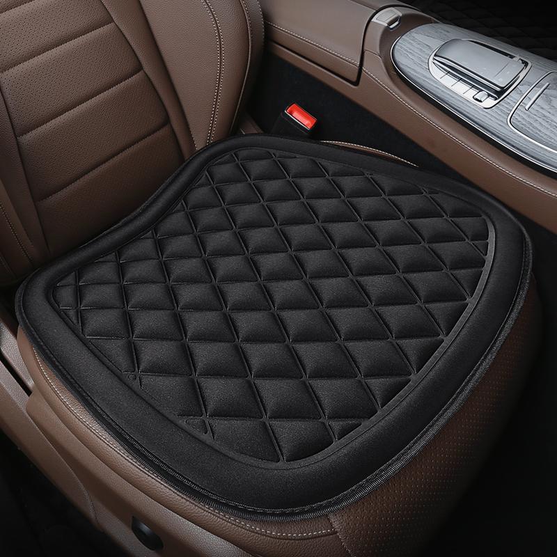 All-Season Universal Car Seat Cushion - Breathable, Anti-slip Ice Silk Cover for Rear Seats