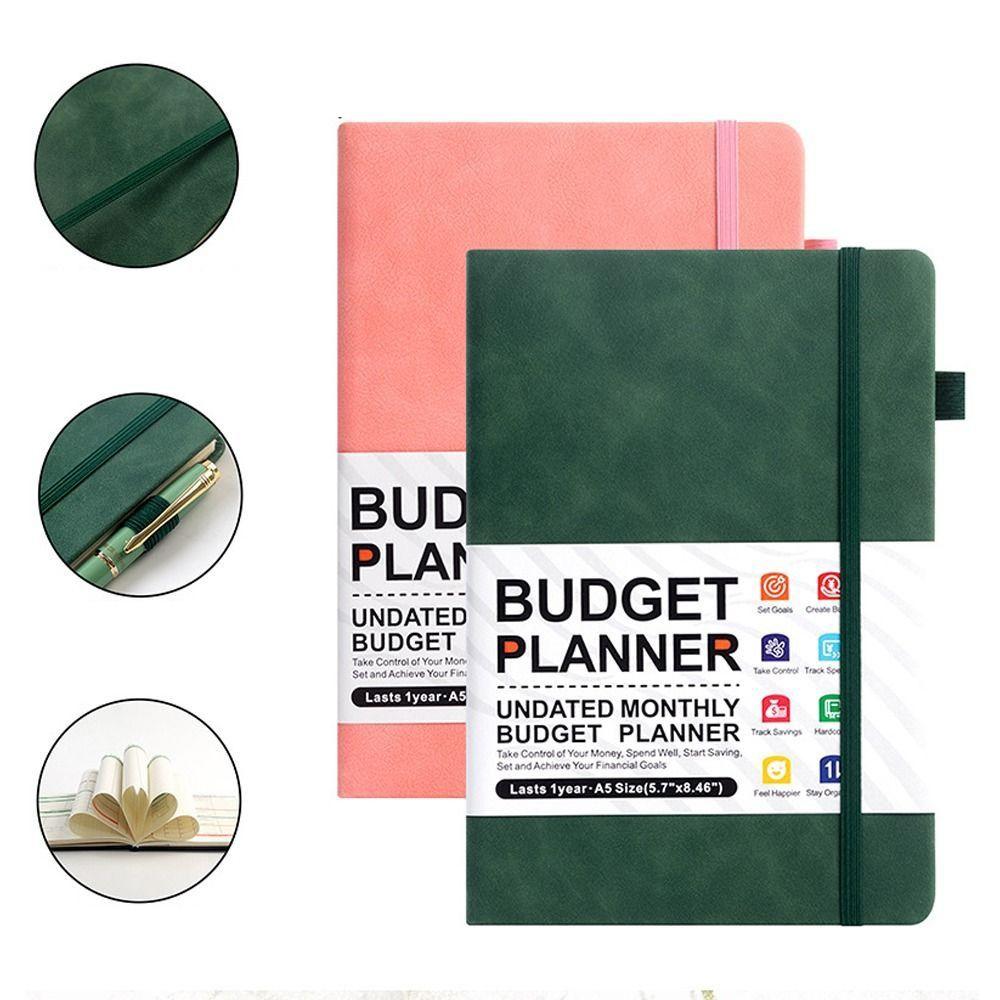 

A5 Cash Budget Planner Notebook Portable Schedule Planner Book Gifts Schedule Books чорний