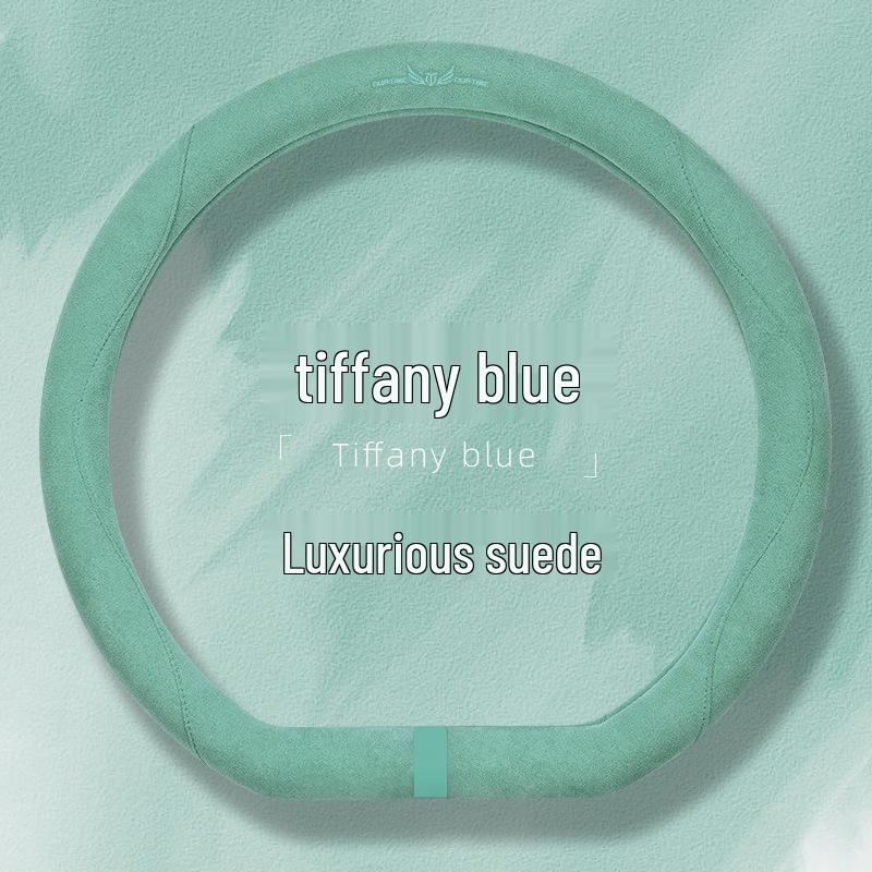 Suede & Fur Steering Wheel Covers: Winter Anti-Slip, Sweat-Absorbing, Luxury Women's Covers