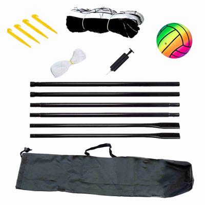 Beach Volleyball Net Football Net Badminton Net with Stand Package Bag for Backyard Outdoor Portable
