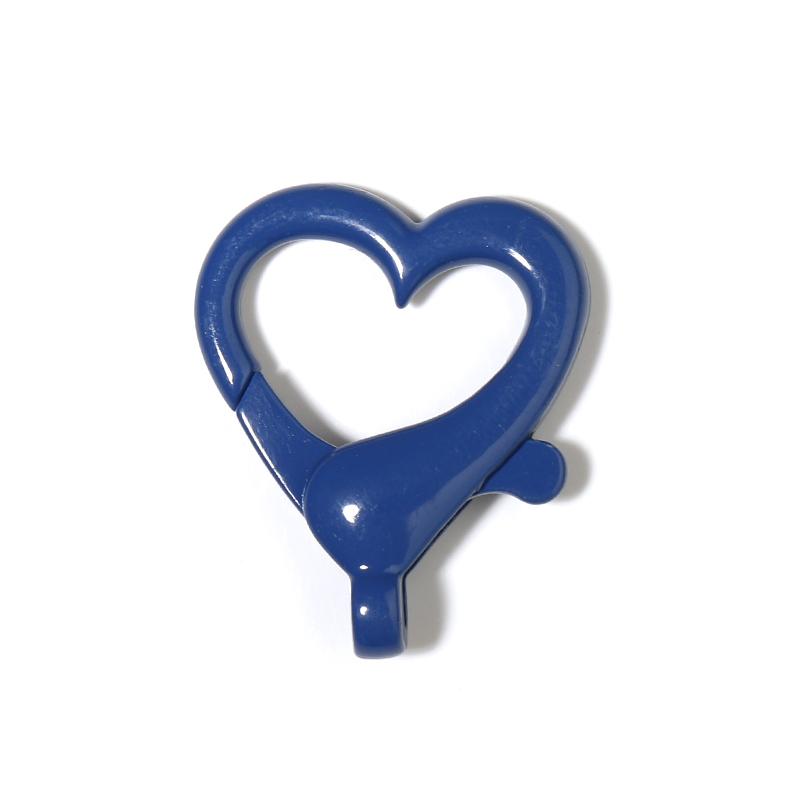 10Pcs/Lot Alloy Lobster Clasps Heart Shape Multicolor Key Chain Sping Buckle for Jewelry Making DIY Key Chains Bag Ornaments