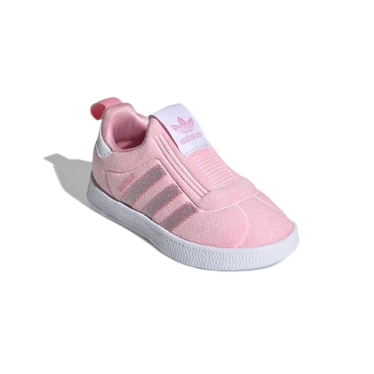 Adidas Originals GAZELLE Abrasion Resistant Low top Toddler Shoes Pink Infant And Toddler EF2025
