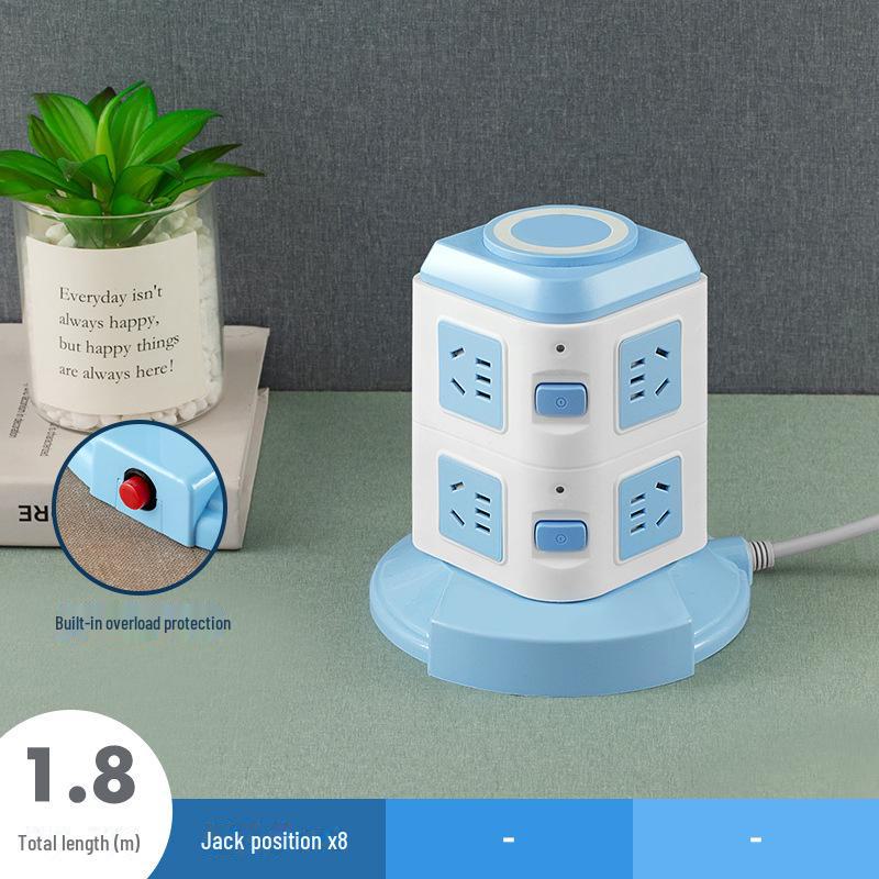 Multifunctional Vertical Wireless USB Fast Charging Board for Home