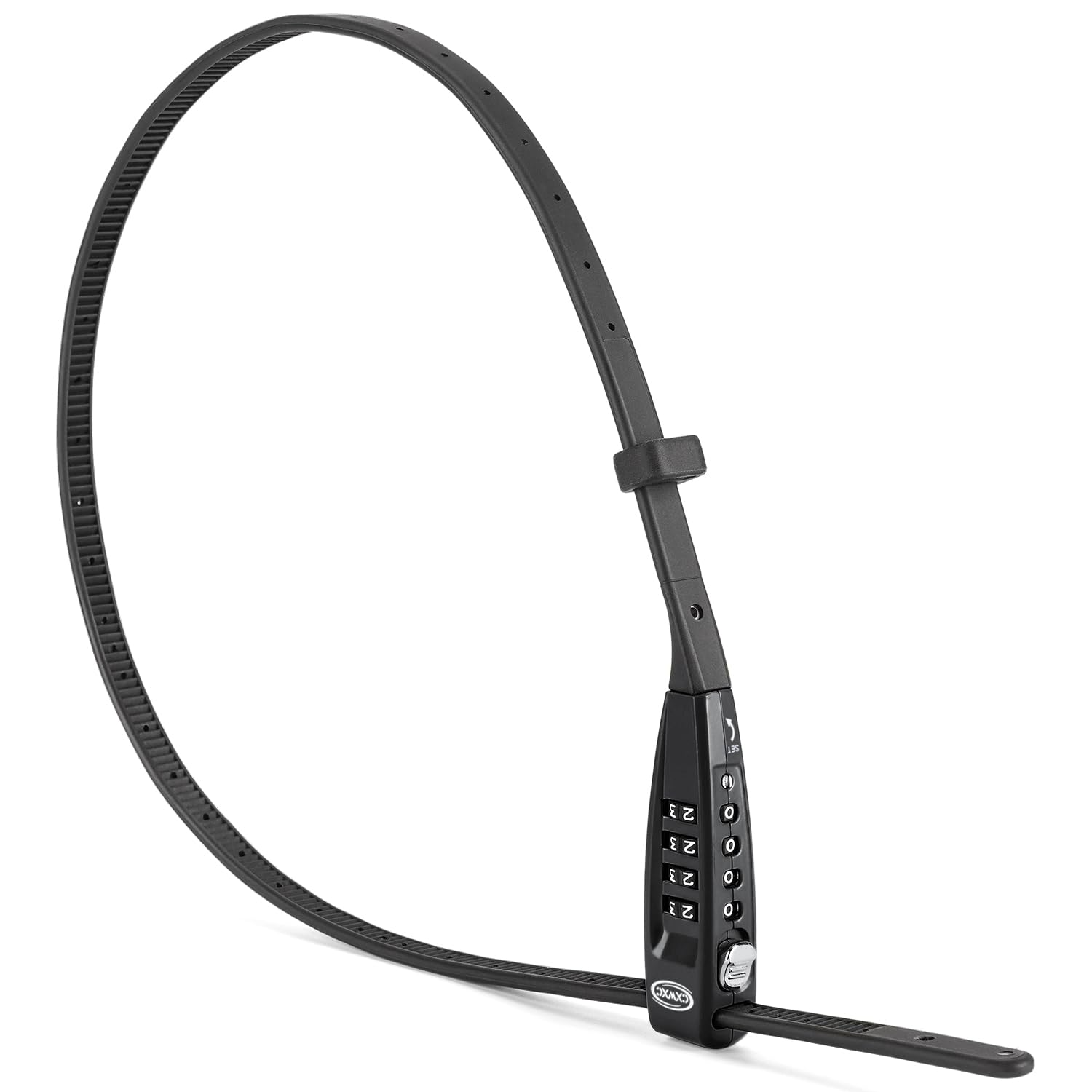

CXWXC Bicycle Wire Earth Black Lock, Long, 700mm, 4-Digit Dial, Anti-Theft, Lock, (CX-DL1007)