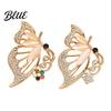 Anti-rust Brooch Zinc Alloy Pin Butterfly Shape Lapel Badge