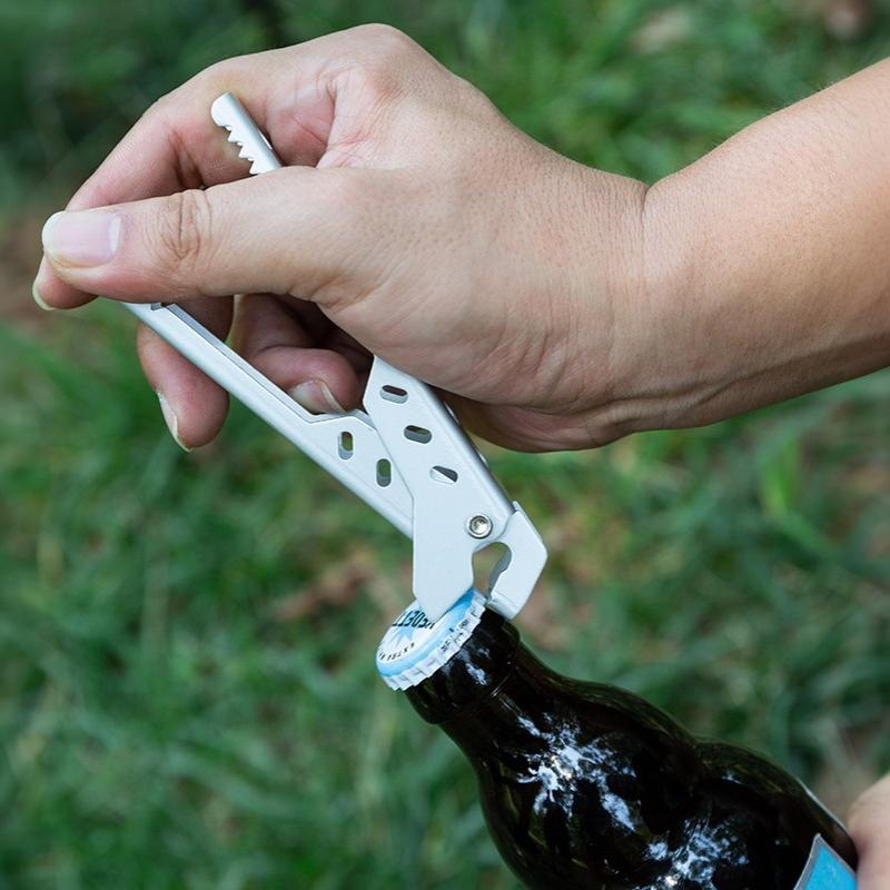 Food Safe Anti-hot Pot Clip Lightweight Alloy Bowl Gripper Kitchen Food Clamp for Home Outdoor Barbecue