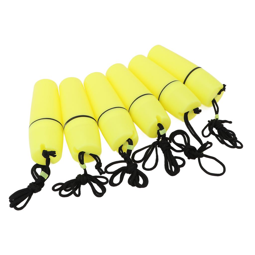 6PCS Kayak Container Bottle ABS Waterproof Portable Kayak Sealed Bottle Dry Canister with Hook Rope for Diving