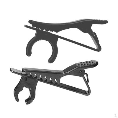 Mini Microfones Portáteis de Lapela Gravata Clipe de Metal Suporte para Microfone