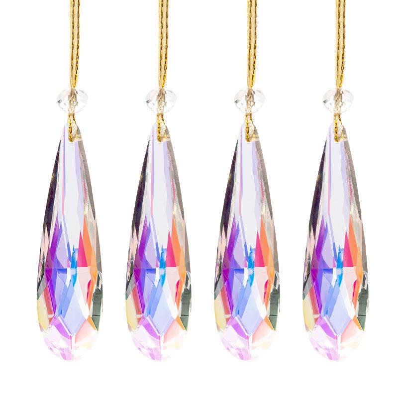 Christmas Ornaments Glass Symphony Crystal Pendant Diy Christmas Tree Decoration Pendant Decorative Ball Glazed Beads