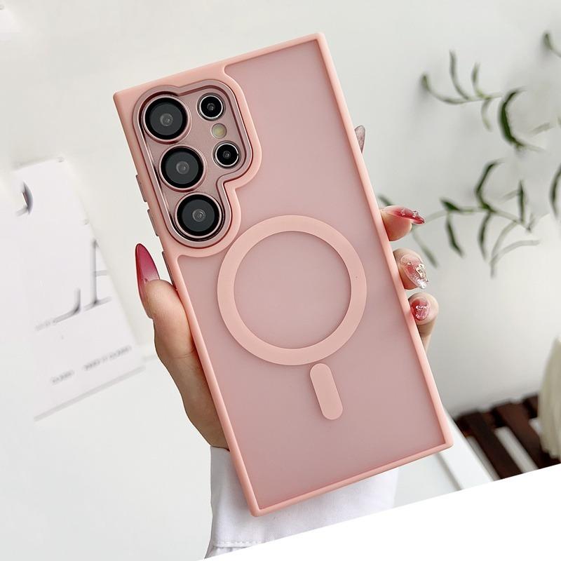 Suitable for Samsung A56 Magnetic Phone Case Galaxy A55 5G Skin Feeling A16 Matte S25 Anti Fall A36 Protective Case