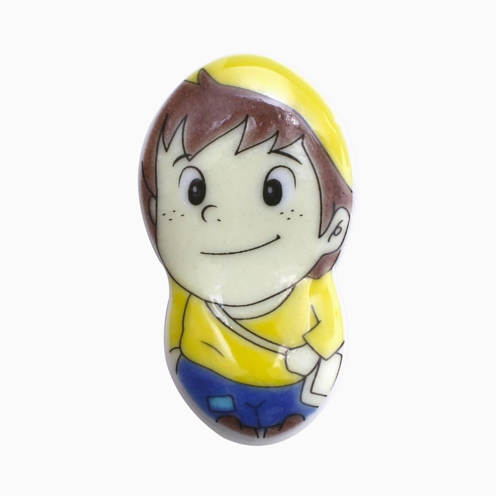 Made in Japan, Kutani ware Heidi, Girl of the Alps, ceramics, porcelain, ceramics, Japanese tableware, overglaze design, chopsticks, chopstick rest, s