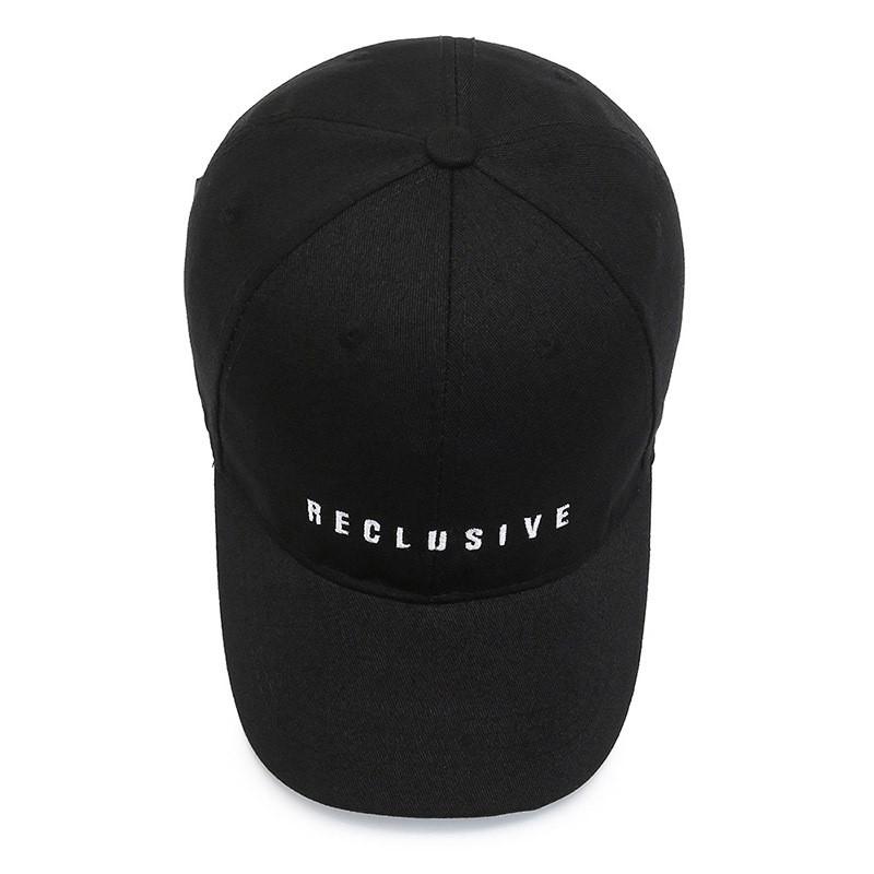 Reclusive Letters Embroidery Hats Women Spring Couple Go Out Protection Sun