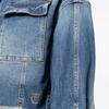 PINKO Spring Summer 2024 Commuter Casual Gradient Short Single-Breasted Pocket Denim Jacket Women jackets Blue 102944A1LQ-PJZ