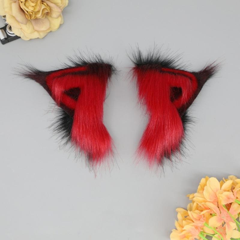 Plüsch Katzenohr Haarspange Rollenspiel Stirnband Kostüm Haarband Halloween Kopfschmuck