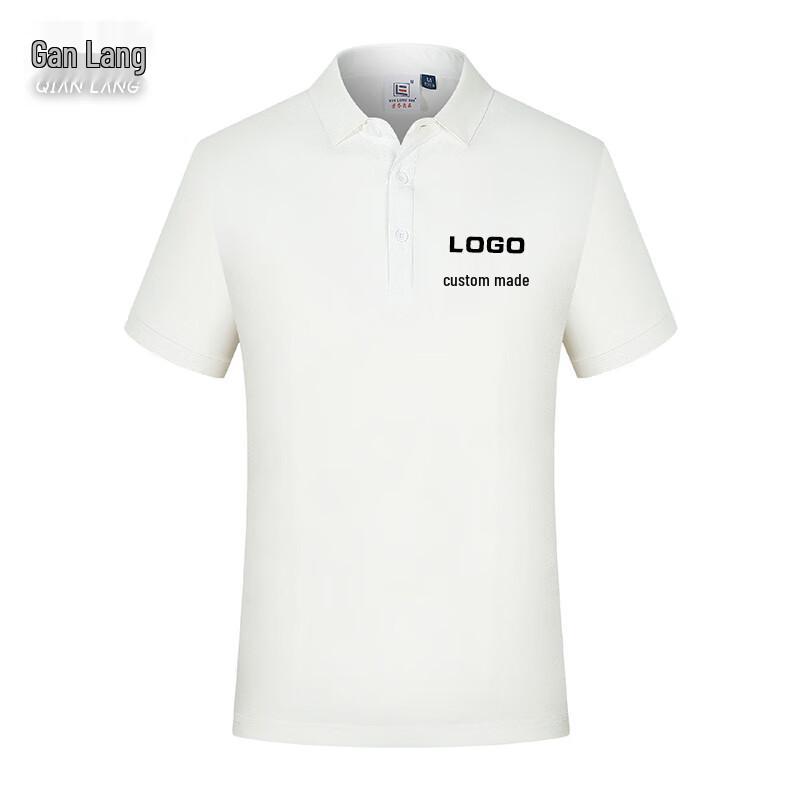 Unisex Summer Casual Cotton Polo Shirt XL